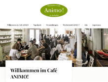 Tablet Screenshot of cafe-animo.de